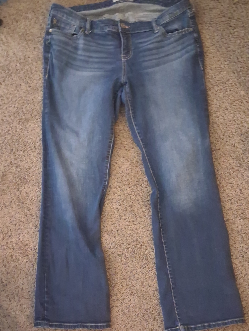 Torrid-Medium Blue Denim Flare Jeans-size 16R